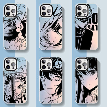 ✨ Coque iPhone Anime Laser Aurora – Design lumineux & protection intégrale