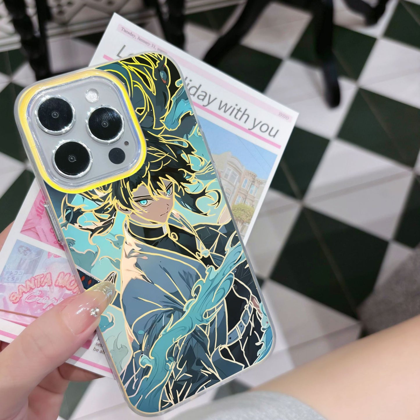 🔥 Coque iPhone Caméléon IMD – Change de couleur & protège votre téléphone avec style