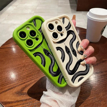 🐍 Coque iPhone Graffiti Snake – Style audacieux & protection antichoc intégrale
