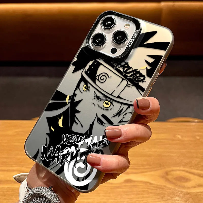🔥 Coque iPhone Naruto – Design anime premium (Naruto, Sasuke, Minato)