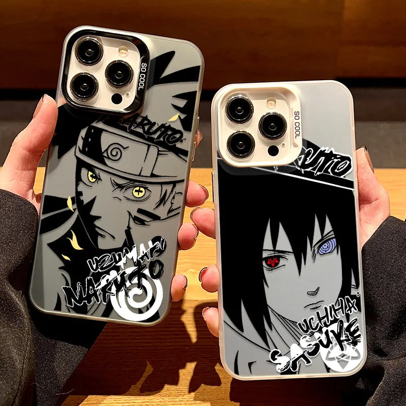 🔥 Coque iPhone Naruto – Design anime premium (Naruto, Sasuke, Minato)