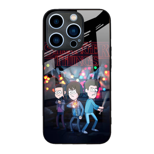 Coque iPhone Stranger Things en Verre Premium – Protection Élégante & Design Unique