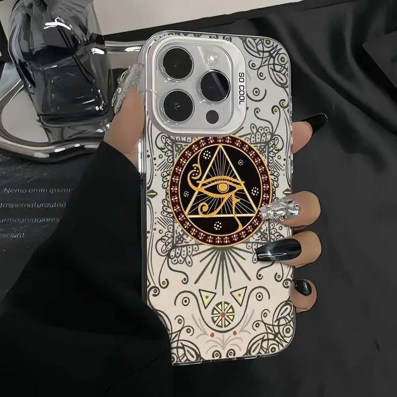 All-Seeing Eye iPhone Case 👁️✨ – Artistic Design & Premium Shockproof Protection